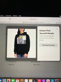 Find Yourself Black Hoodie