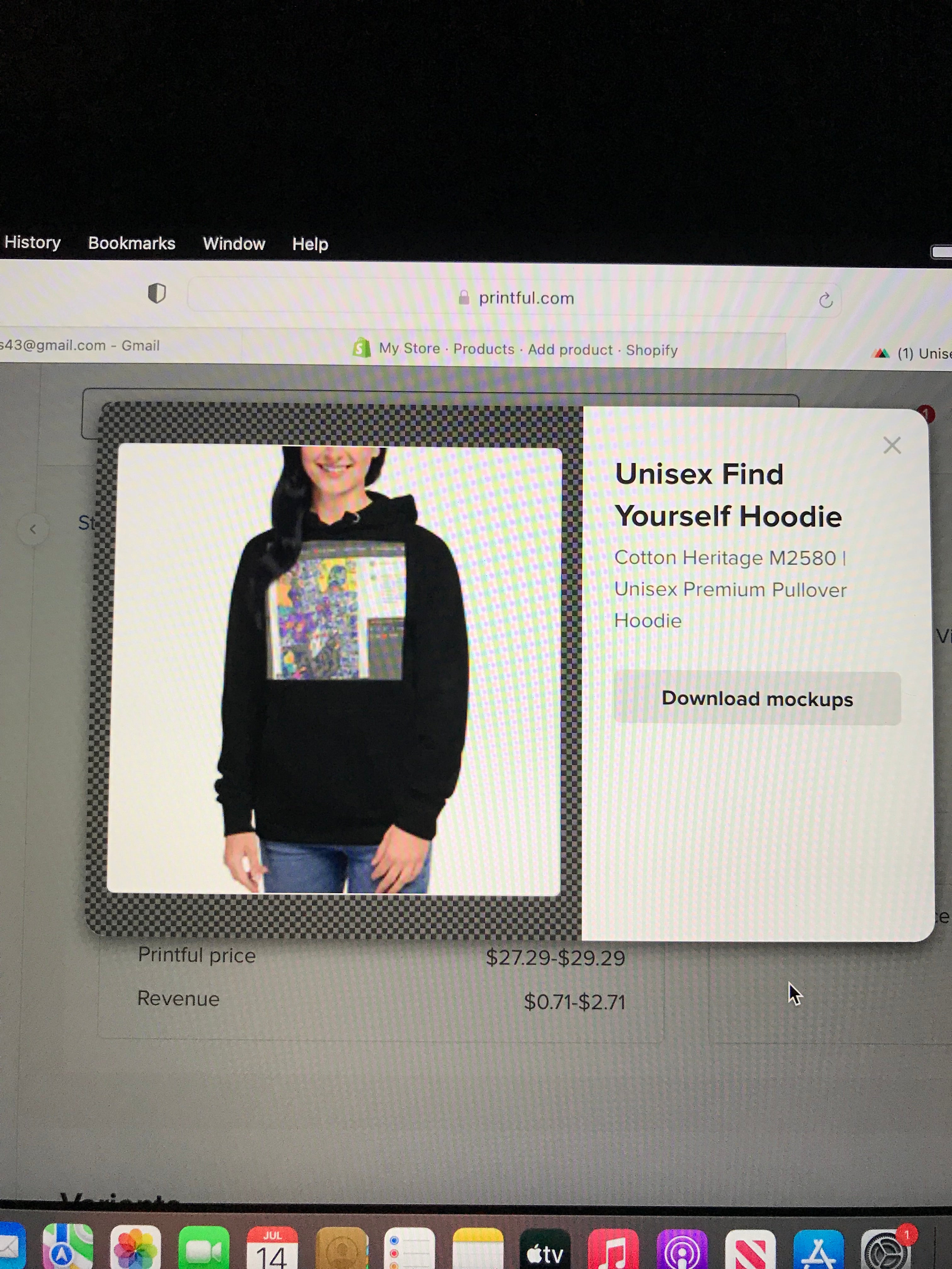 Find Yourself Black Hoodie